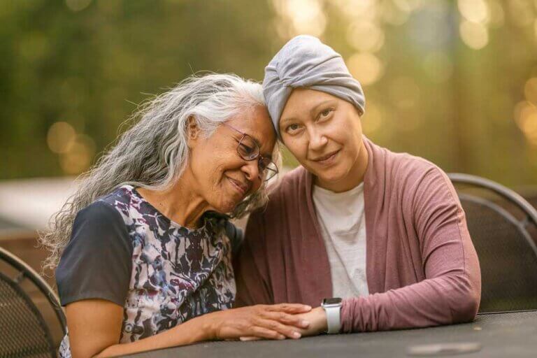 Cancer survivor and mother