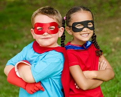 Kids on Halloween