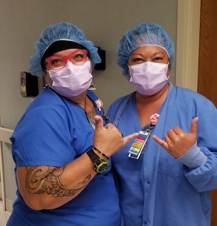 Happy housekeepers