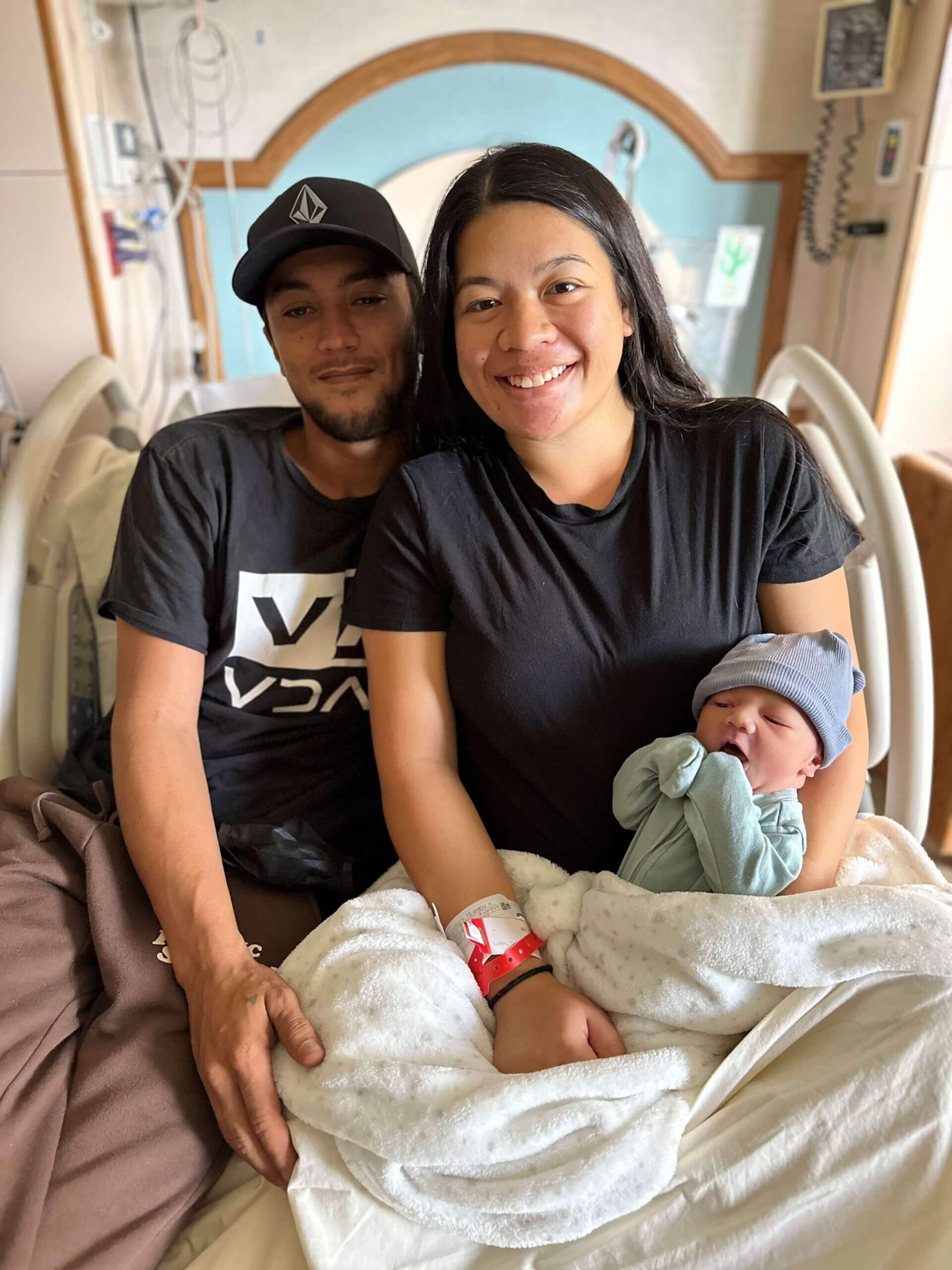 Family with newborn