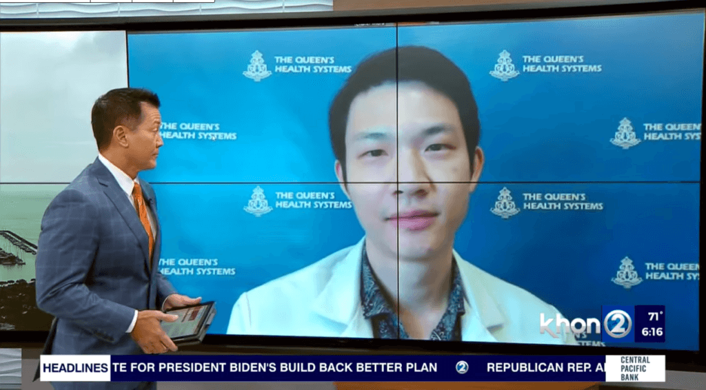 Dr. Johnny Sun on the news